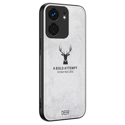 For Xiaomi Redmi 13C 4G / Poco C65 4G Phone Case Deer Pattern Cloth Textured Anti-Slip