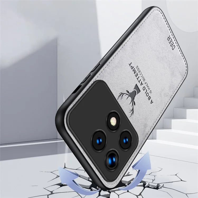 For Xiaomi Redmi K70E 5G / Poco X6 Pro 5G Protective Cover Deer Pattern Drop Proof Protection Phone Case