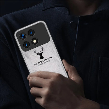 For Xiaomi Redmi K70E 5G / Poco X6 Pro 5G Protective Cover Deer Pattern Drop Proof Protection Phone Case