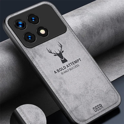 For Xiaomi Redmi K70E 5G / Poco X6 Pro 5G Protective Cover Deer Pattern Drop Proof Protection Phone Case