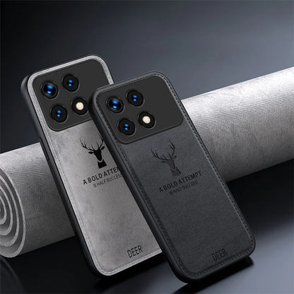 For Xiaomi Redmi K70E 5G / Poco X6 Pro 5G Protective Cover Deer Pattern Drop Proof Protection Phone Case
