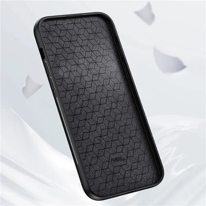 For vivo iQOO 12 5G Cloth Texture Case Deer Impressions Phone Cover