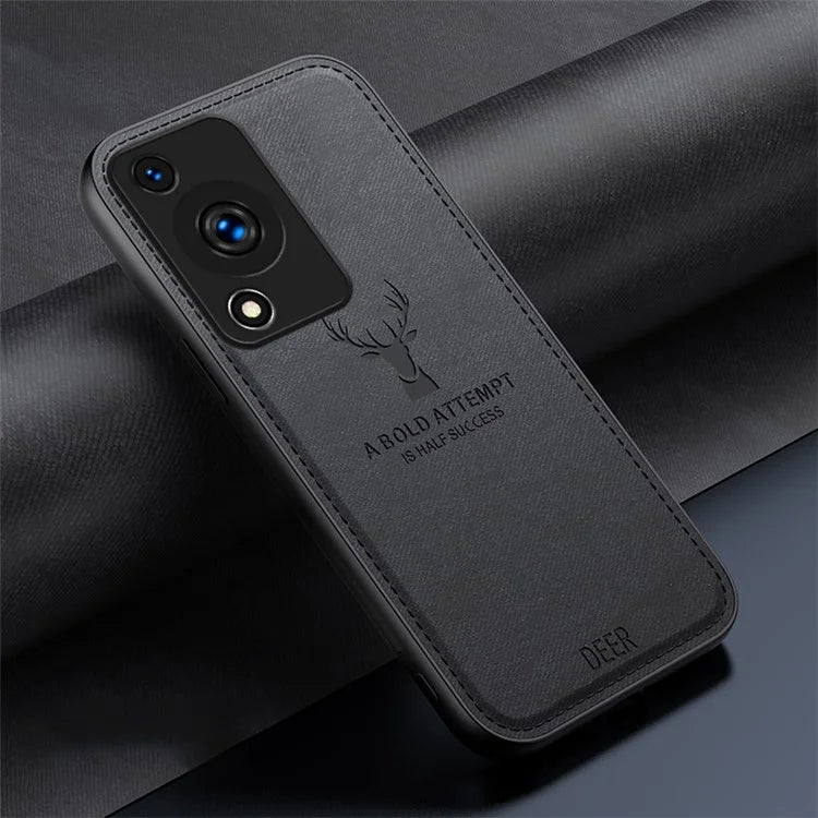 For Huawei Enjoy 70 4G / nova Y72 4G Phone Case Luxury Soft Texture Deer Pattern Cover