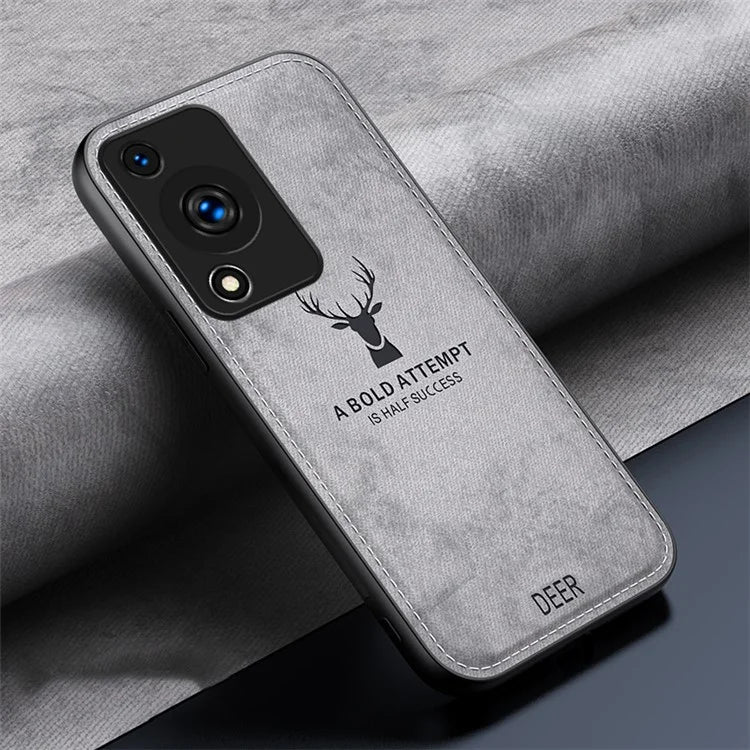 For Huawei Enjoy 70 4G / nova Y72 4G Phone Case Luxury Soft Texture Deer Pattern Cover