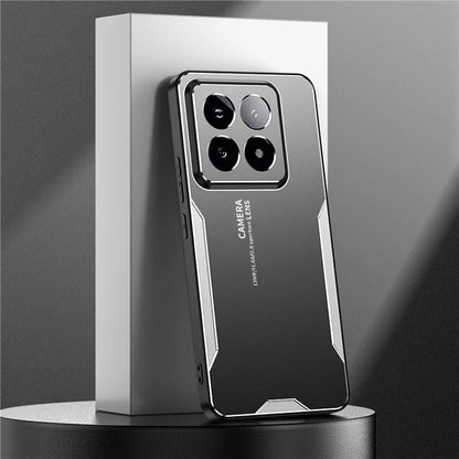 For Xiaomi 14 Pro Cell Phone Case Aluminium Alloy+TPU+PC Back Shell with Lens Cover