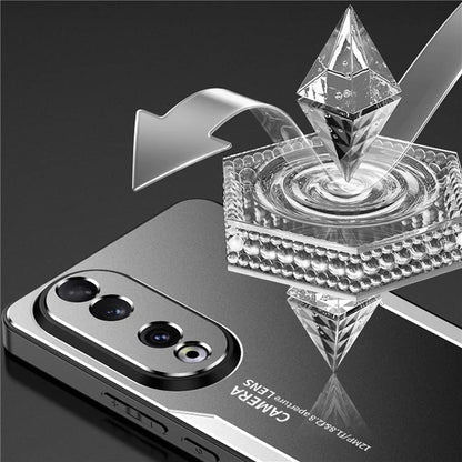 For Honor 90 Case Anti-drop Aluminium Alloy+TPU+PC Protective Shell with Honeycomb Holes
