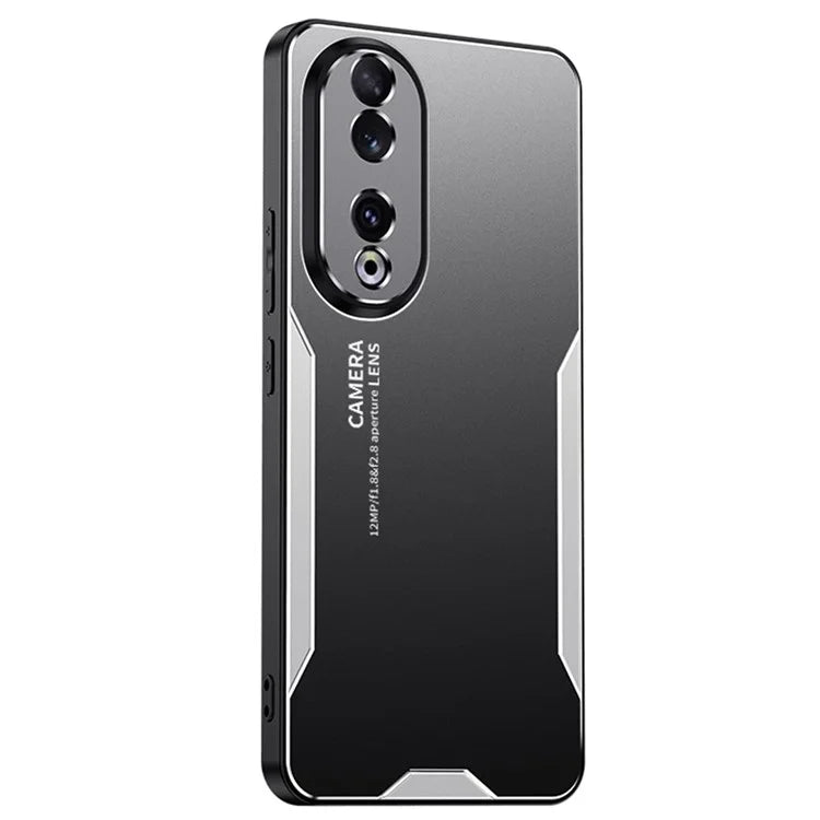 For Honor 90 Case Anti-drop Aluminium Alloy+TPU+PC Protective Shell with Honeycomb Holes