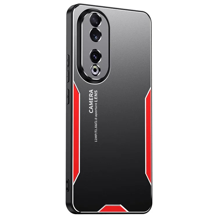 For Honor 90 Case Anti-drop Aluminium Alloy+TPU+PC Protective Shell with Honeycomb Holes