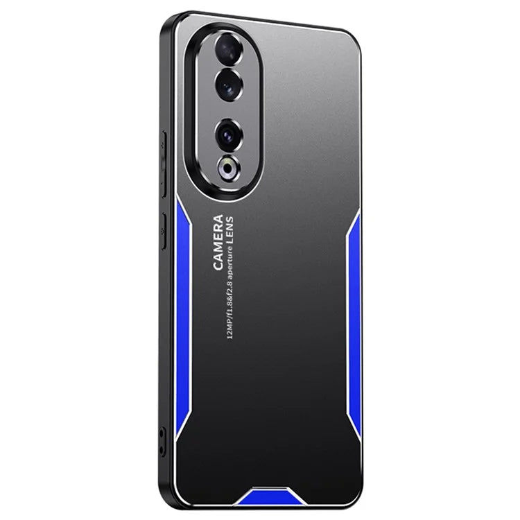 For Honor 90 Case Anti-drop Aluminium Alloy+TPU+PC Protective Shell with Honeycomb Holes