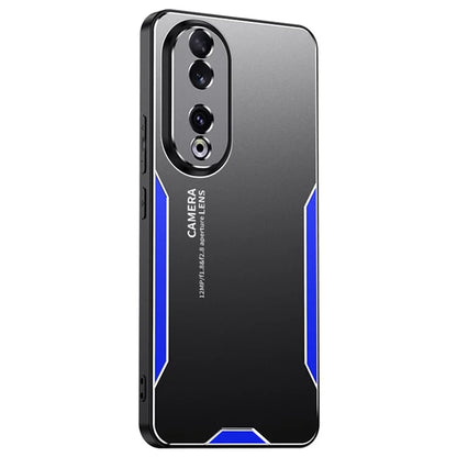 For Honor 90 Case Anti-drop Aluminium Alloy+TPU+PC Protective Shell with Honeycomb Holes