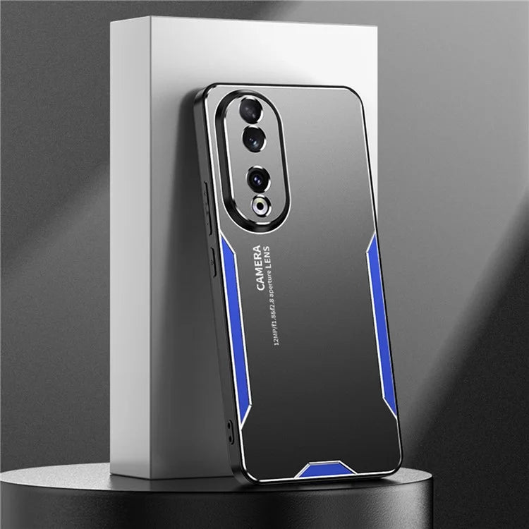 For Honor 90 Case Anti-drop Aluminium Alloy+TPU+PC Protective Shell with Honeycomb Holes