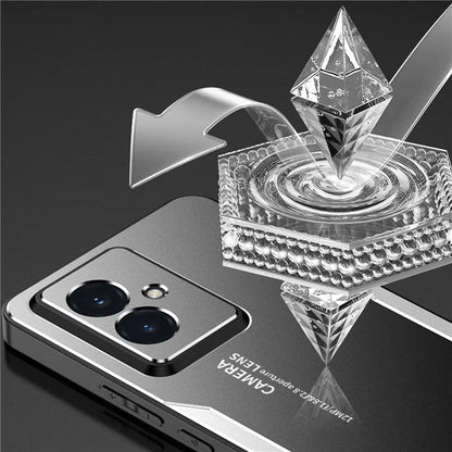Matte Case for Honor 100 5G Shell Anti-scratch Aluminium Alloy+TPU+PC Protective Cover