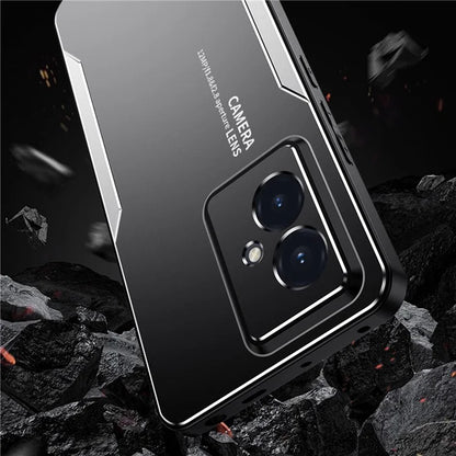 Matte Case for Honor 100 5G Shell Anti-scratch Aluminium Alloy+TPU+PC Protective Cover