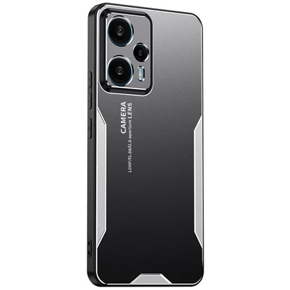 For Xiaomi Redmi Note 12T Pro 5G Phone Case Metal+TPU+PC Anti-drop Cover