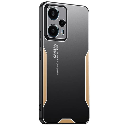 For Xiaomi Redmi Note 12 Turbo / Poco F5 5G Metal+TPU+PC Case Camera Lens Protection