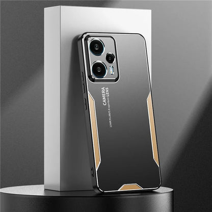 For Xiaomi Redmi Note 12 Turbo / Poco F5 5G Metal+TPU+PC Case Camera Lens Protection