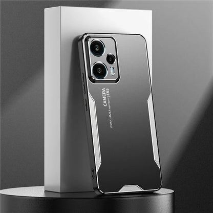 For Xiaomi Redmi Note 12 Turbo / Poco F5 5G Metal+TPU+PC Case Camera Lens Protection