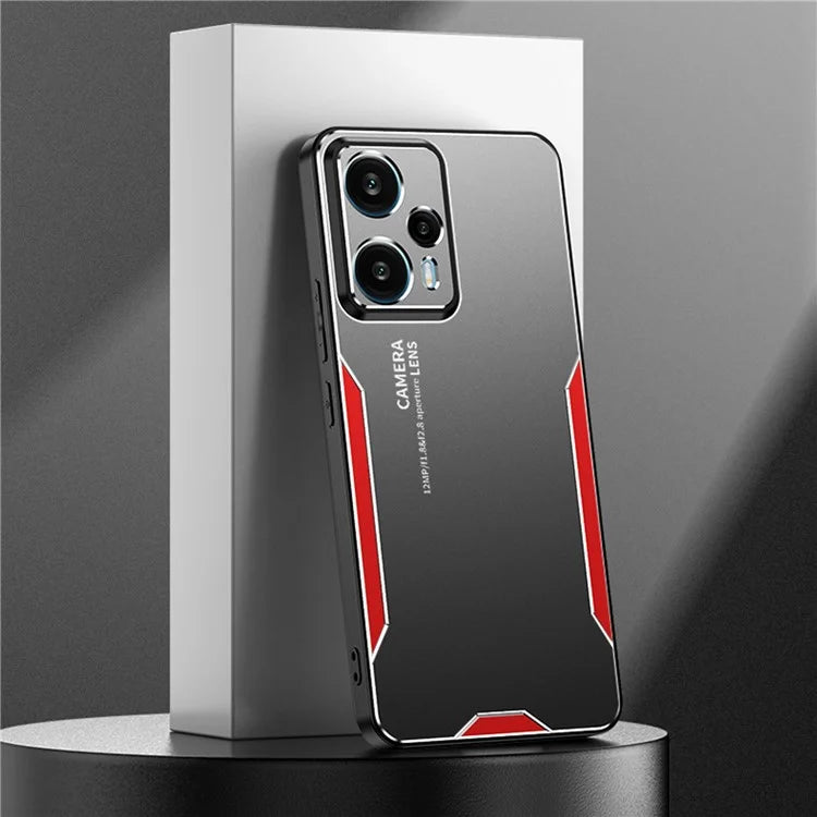 For Xiaomi Redmi Note 12 Turbo / Poco F5 5G Metal+TPU+PC Case Camera Lens Protection