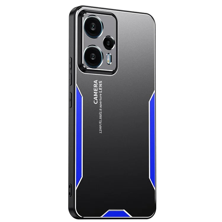 For Xiaomi Redmi Note 12 Turbo / Poco F5 5G Metal+TPU+PC Case Camera Lens Protection