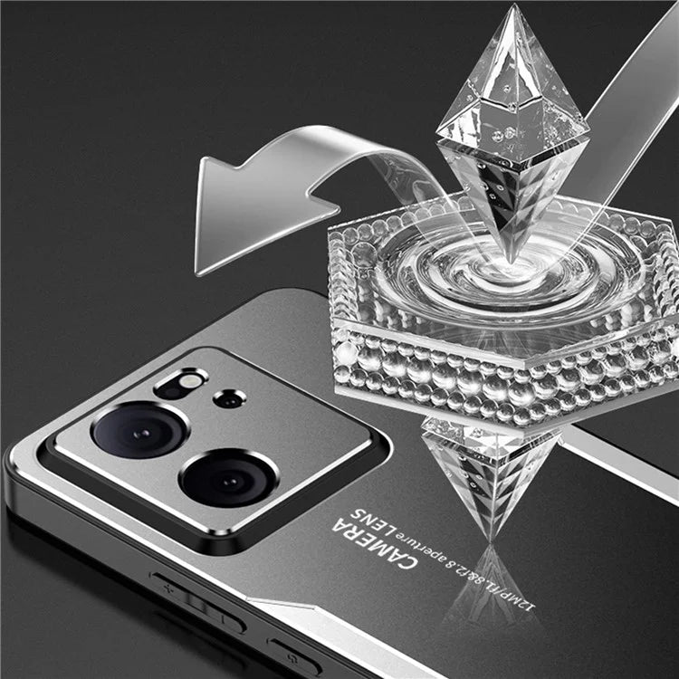 For Xiaomi Redmi K60 Ultra Phone Case Drop-proof Metal+TPU+PC