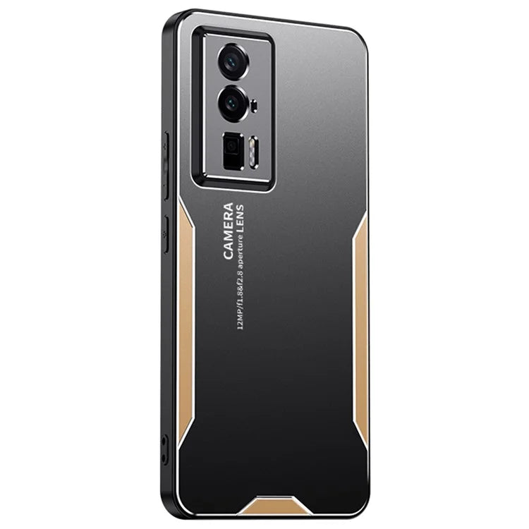 For Xiaomi Redmi K60 5G Phone Case Metal+TPU+PC Cover Camera Lens Protection