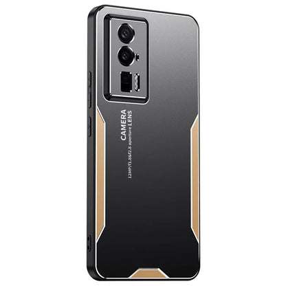 For Xiaomi Redmi K60 5G Phone Case Metal+TPU+PC Cover Camera Lens Protection