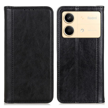 For Xiaomi Redmi Note 13R Pro 5G Case Litchi Texture Magnetic Split Leather Wallet Cover