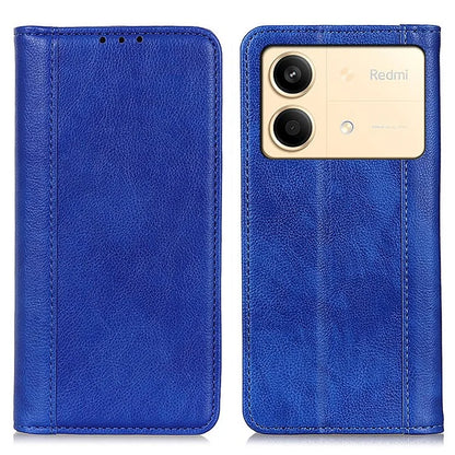 For Xiaomi Redmi Note 13R Pro 5G Case Litchi Texture Magnetic Split Leather Wallet Cover