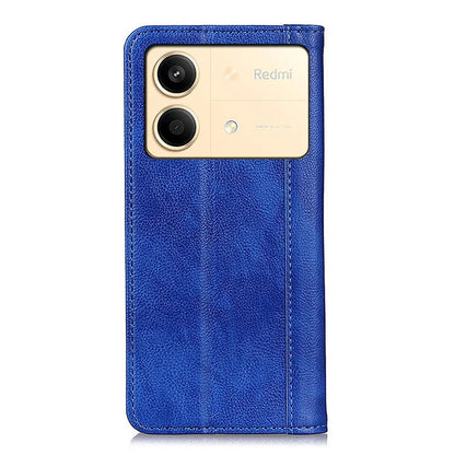 For Xiaomi Redmi Note 13R Pro 5G Case Litchi Texture Magnetic Split Leather Wallet Cover