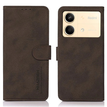 KHAZNEH For Xiaomi Redmi Note 13R Pro 5G Case TPU+PU Leather Wallet Stand Phone Cover