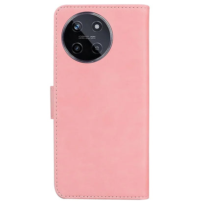 For Realme 11 4G (159.9x73.3x7.95mm) Leather Case Butterfly Pattern Wallet Cover