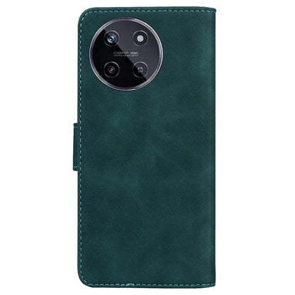 For Realme 11 4G (159.9x73.3x7.95mm) Leather Case Butterfly Pattern Wallet Cover