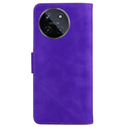 For Realme 11 4G (159.9x73.3x7.95mm) Leather Case Butterfly Pattern Wallet Cover