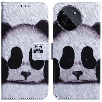 For Realme 11 4G (159.9x73.3x7.95mm) Leather Wallet Phone Case Pattern Printing