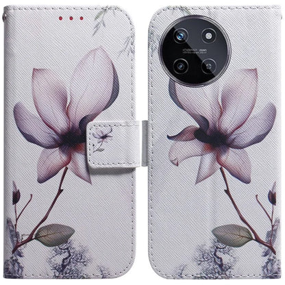 For Realme 11 4G (159.9x73.3x7.95mm) Leather Wallet Phone Case Pattern Printing