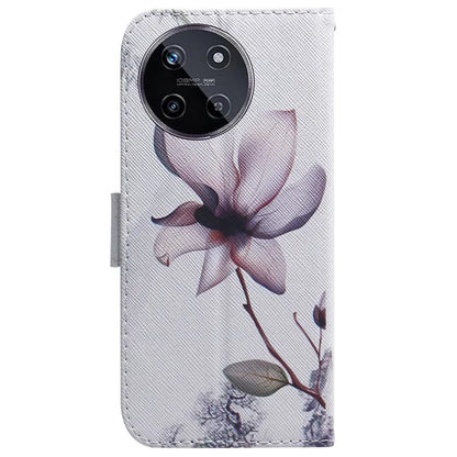 For Realme 11 4G (159.9x73.3x7.95mm) Leather Wallet Phone Case Pattern Printing