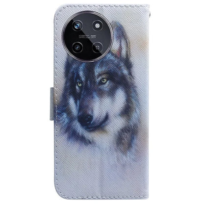 For Realme 11 4G (159.9x73.3x7.95mm) Leather Wallet Phone Case Pattern Printing