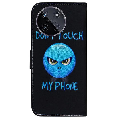 For Realme 11 4G (159.9x73.3x7.95mm) Leather Wallet Phone Case Pattern Printing