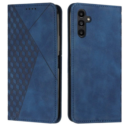 For Samsung Galaxy A55 5G Magnetic Case PU Leather Skin-touch Phone Stand Cover