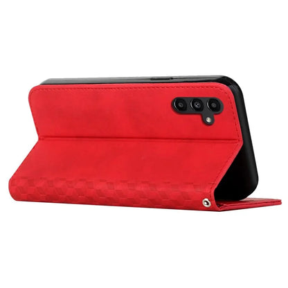 For Samsung Galaxy A55 5G Magnetic Case PU Leather Skin-touch Phone Stand Cover