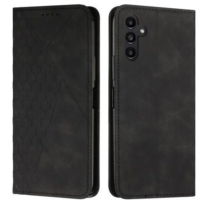 For Samsung Galaxy A55 5G Magnetic Case PU Leather Skin-touch Phone Stand Cover