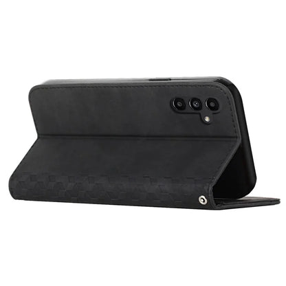 For Samsung Galaxy A55 5G Magnetic Case PU Leather Skin-touch Phone Stand Cover