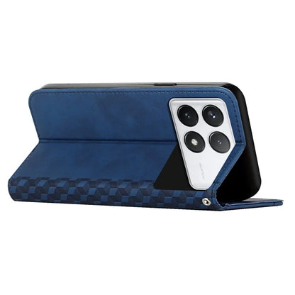 For Xiaomi Redmi K70E 5G / Poco X6 Pro 5G Imprinted Magnetic Phone Case PU Leather Phone Stand Cover