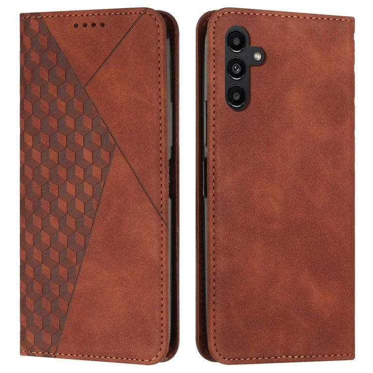 For Samsung Galaxy A35 5G Case Anti-Scratch PU Leather Phone Stand Cover