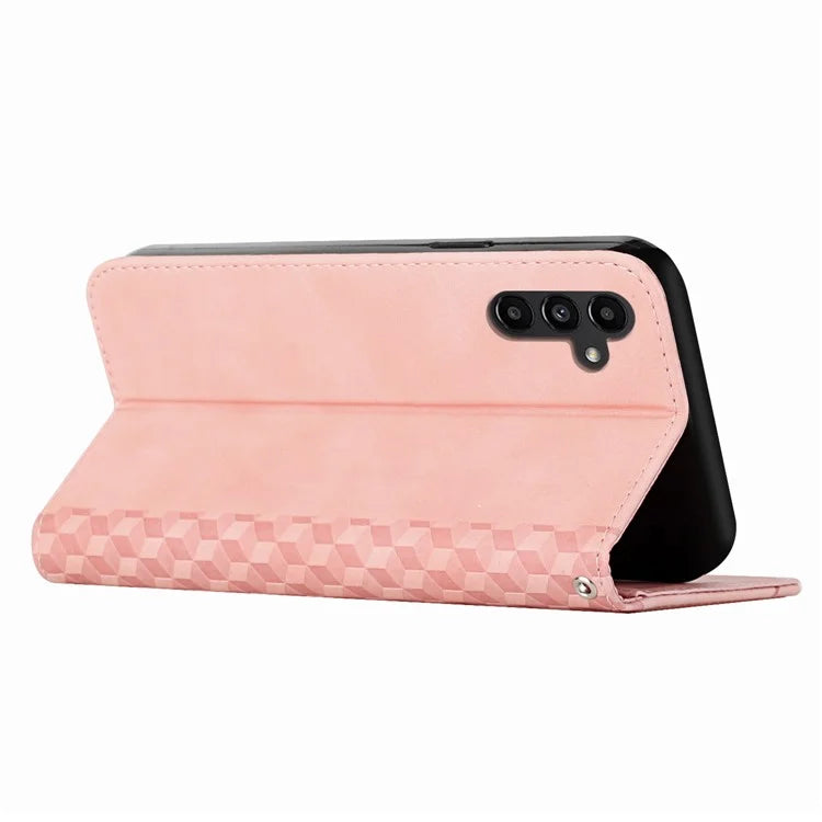For Samsung Galaxy A35 5G Case Anti-Scratch PU Leather Phone Stand Cover