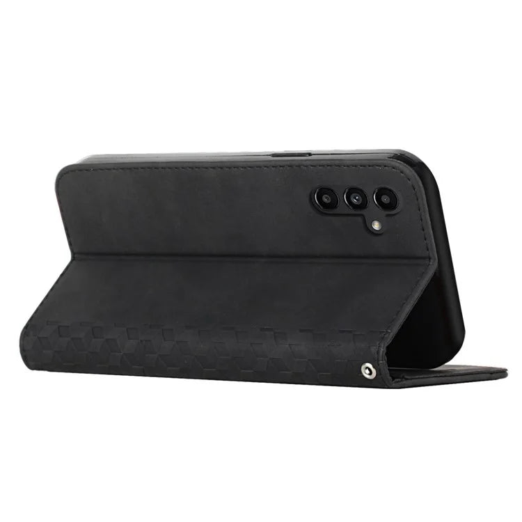 For Samsung Galaxy A35 5G Case Anti-Scratch PU Leather Phone Stand Cover