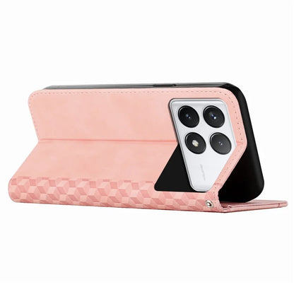 For Xiaomi Redmi K70 Pro 5G / K70 5G TPU+PU Leather Imprinted Dustproof Case Phone Stand Cover
