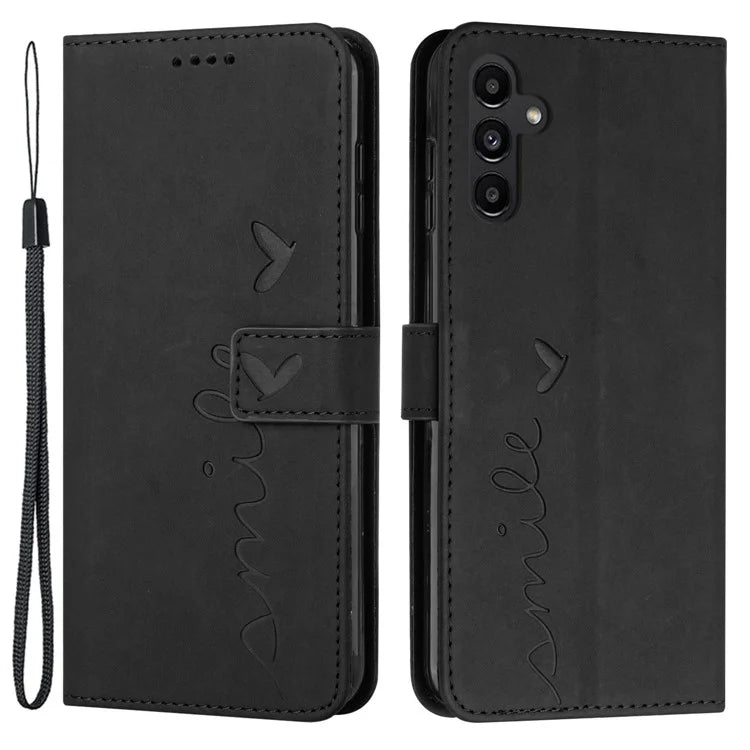 For Samsung Galaxy A55 5G Magnetic Phone Case Skin-touch PU Leather Wallet Cover