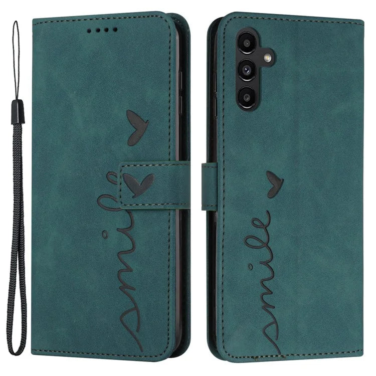 For Samsung Galaxy A55 5G Magnetic Phone Case Skin-touch PU Leather Wallet Cover