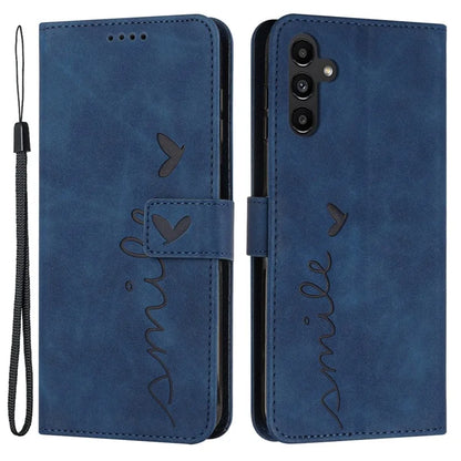 For Samsung Galaxy A35 5G Skin-touch PU Leather+TPU Wallet Cover Magnetic Cell Phone Case